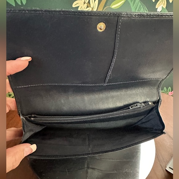 Gucci NAVY GG Supreme Vintage Canvas and Leather Bifold Wallet ๐๐ - Picture 6 of 13